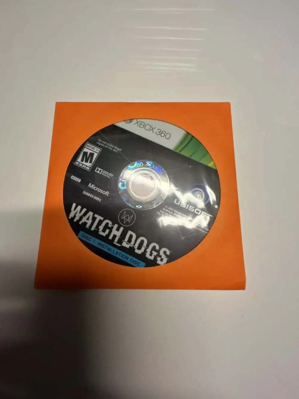 Watch Dogs - Xbox 360 Installation Disc 1 Only